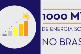 Energia Solar pode alcançar 1000 MW até o final do ano